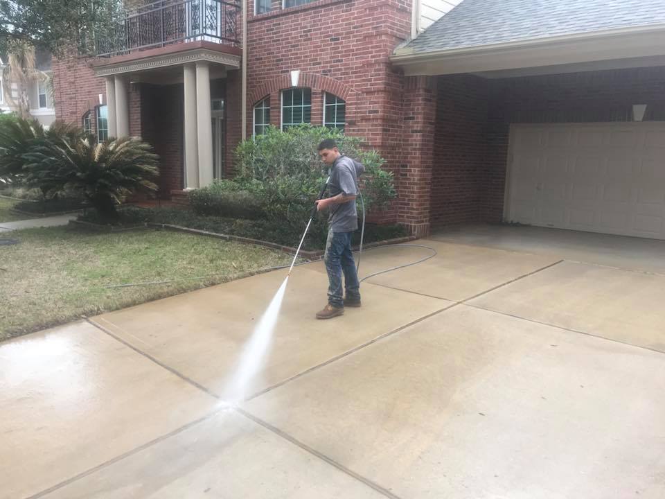 Best way to power deals wash driveway