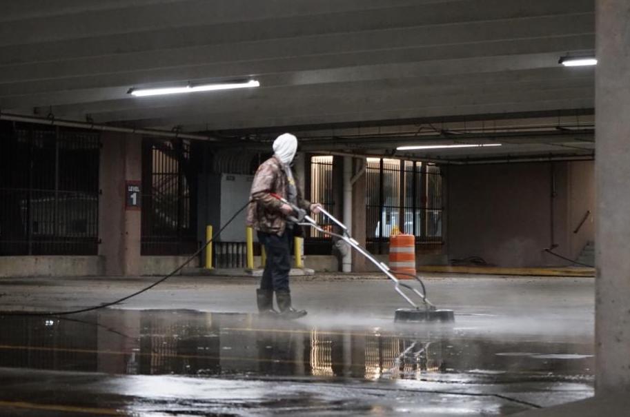 Parking Garage Cleaning