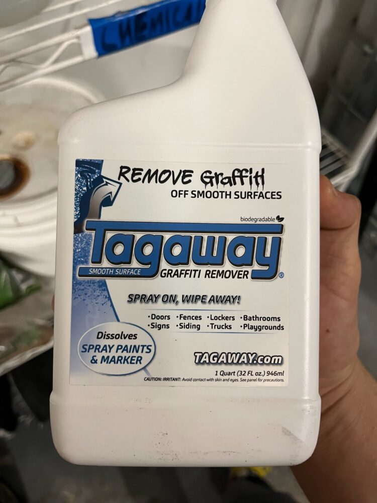 Tagaway Graffiti Remover - Commercial Cleaning Supplies, Power Washer